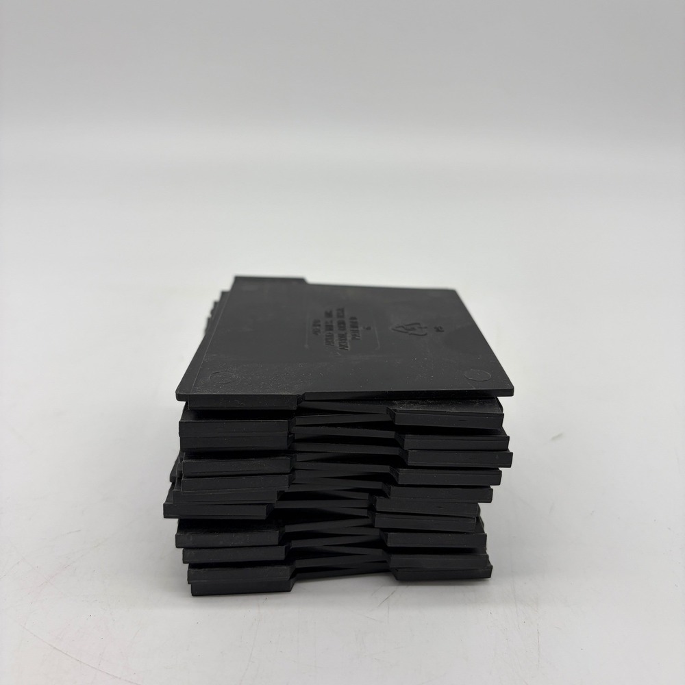 Lot of 21 Akro-Mils 40-120 Black Plastic Drawer Dividers Replacement Parts USA